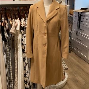 Kenneth Cole Camel Wool Coat